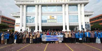 UMSU Lepas 5 Tim Lolos Pendanaan Mahasiswa Berdampak Pemulihan Bencana Sumatera