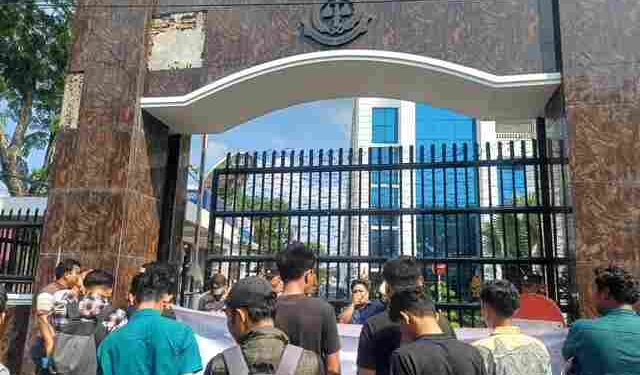AMSB Gelar Aksi di Kejati Sumut, Desak Usut Dugaan Korupsi KCP Bank Sumut Krakatau