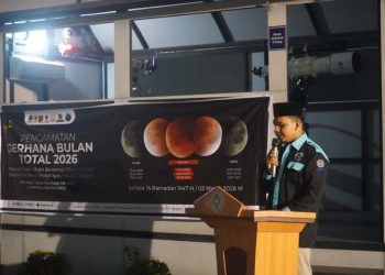 OIF UMSU Gelar Pengamatan dan Shalat Gerhana Bulan