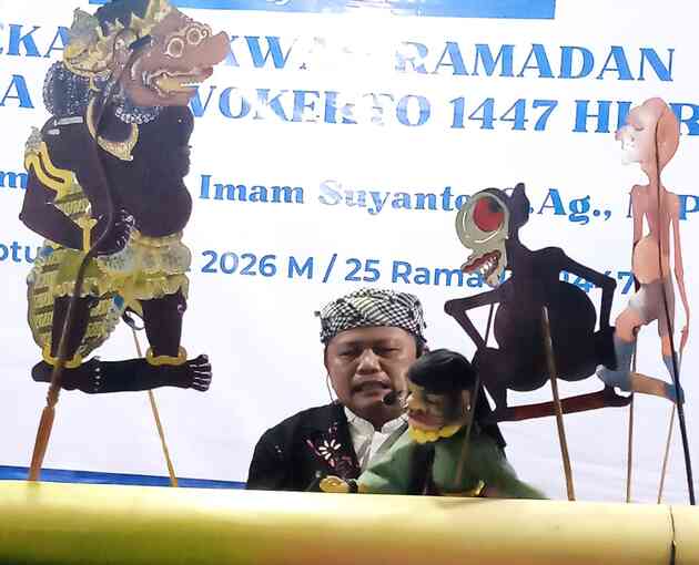 Wayang Dakwah Menggema di Karanglewas, Pekan Dakwah Ramadan SMA Muhammadiyah 1 Purwokerto Ditutup dengan Syiar Budaya