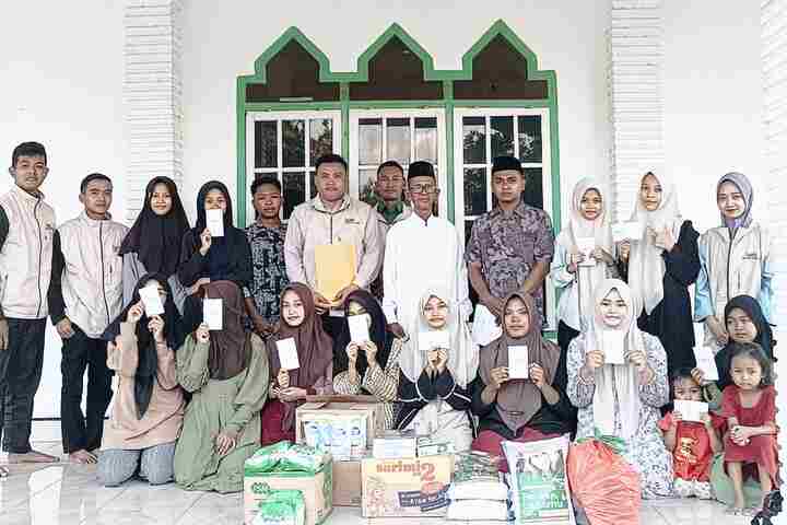 Lazismu OKU Timur Distribusikan Paket Sembako dan Beras Lazismu ke Panti Asuhan Al-Furqon Lubuk Harjo