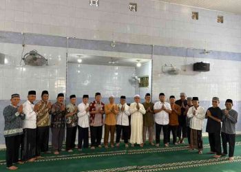 Khidmatnya Idul Fitri di Masjid Taqwa Kecamatan Bilah Hulu