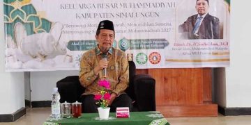 Pesan Menyentuh Rektor UMRI di Silaturahmi Warga Muhammadiyah Simalungun