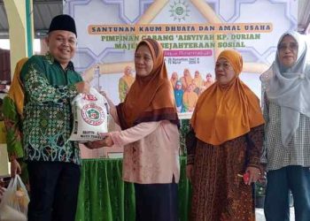 PCM Kampung Durian Salurkan 250 Paket Bantuan