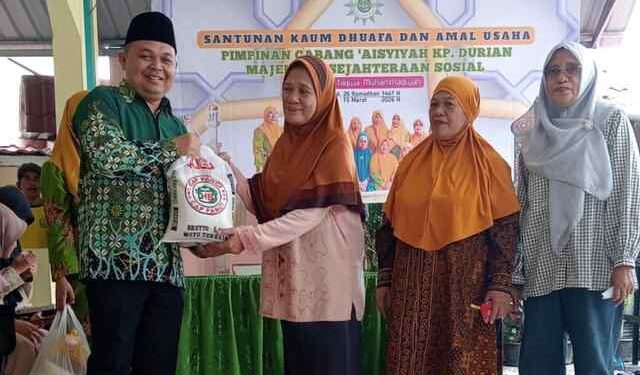 PCM Kampung Durian Salurkan 250 Paket Bantuan