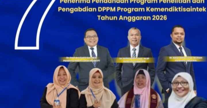 7 Dosen FISIP UMSU Lolos Penerima Dana Hibah Penelitian Kemendiktisaintek 2026