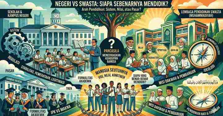 Negeri vs Swasta: Siapa Sebenarnya Mendidik?