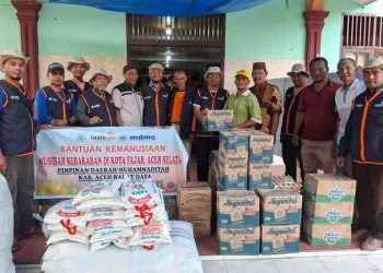 Relawan Muhammadiyah Abdya Tiada Henti Melakukan Aksi Respon Bencana