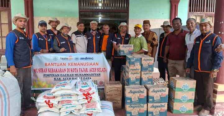 Relawan Muhammadiyah Abdya Tiada Henti Melakukan Aksi Respon Bencana