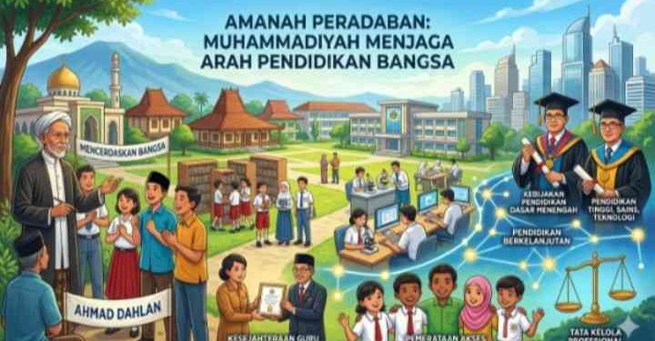 Amanah Peradaban: Ketika Muhammadiyah Menjaga Arah Pendidikan Bangsa