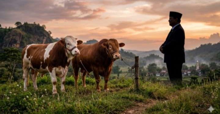 Bersumber dari APBN, Anggaran 1.098 Sapi Kurban Presiden Prabowo Capai Rp100 Miliar