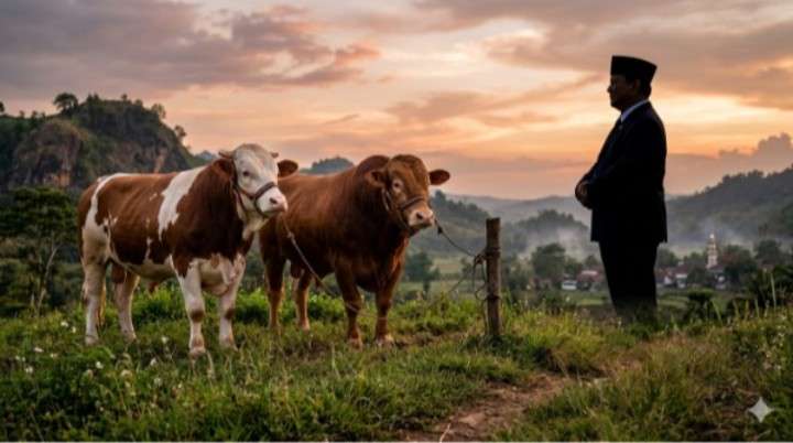 Bersumber dari APBN, Anggaran 1.098 Sapi Kurban Presiden Prabowo Capai Rp100 Miliar