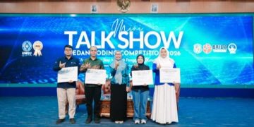 Mini Talk Show Medan Coding Competition 2026 di UMSU, Dekan FEB: AI Jadi Kompetensi Prodi Bisnis Digital