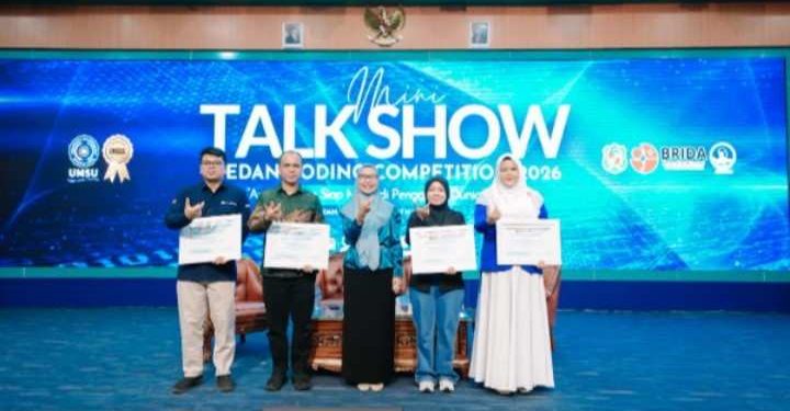 Mini Talk Show Medan Coding Competition 2026 di UMSU, Dekan FEB: AI Jadi Kompetensi Prodi Bisnis Digital