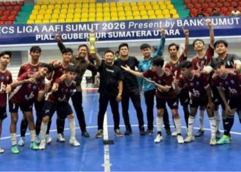 Tim Futsal FISIP UMSU Raih Piala Gubsu 2026