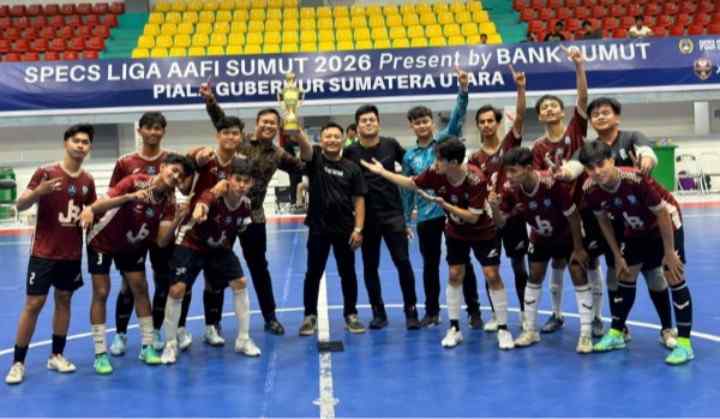 Tim Futsal FISIP UMSU Raih Piala Gubsu 2026