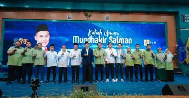 Narasumber Kuliah Umum di UMSU, GM PLN UID Sumut Bahas Energi dan Kebaikan