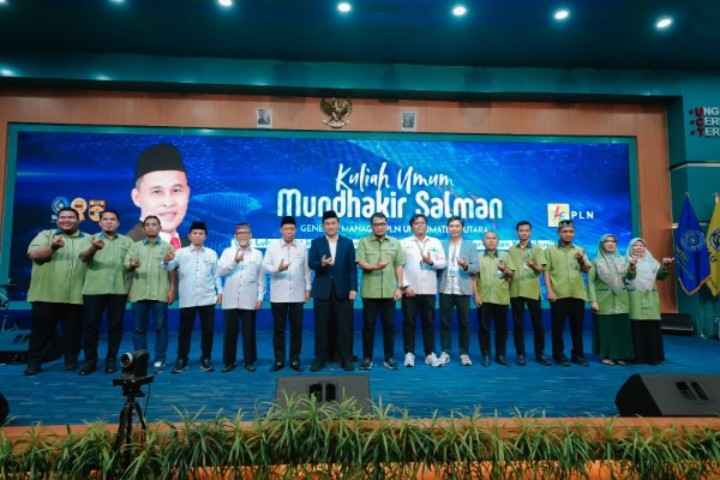 Narasumber Kuliah Umum di UMSU, GM PLN UID Sumut Bahas Energi dan Kebaikan