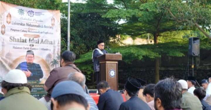 Khotbah Idul Adha di UM Bandung: Membangun Peradaban Dimulai dari Keluarga yang Kuat