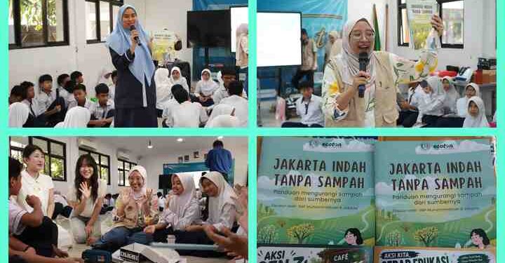 Menjawab Tantangan Kebijakan Sampah Jakarta, Siswa SMP Muhammadiyah 8 Jakarta Hadirkan Buku Panduan Pengurangan Sampah