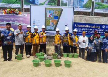 Majelis Dikdasmen & PNF PP Muhammadiyah Lakukan Groundbreaking Gedung MTC