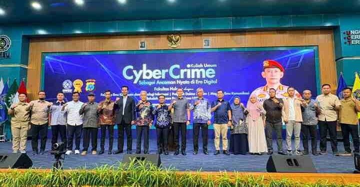 Kuliah Umum di UMSU, Dirreskrimsiber Polda Sumut Ungkap Ancaman Cyber Crime