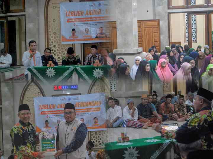 Tabligh Akbar RendangMu di OKU Timur, Lazismu Dorong Transformasi Pengelolaan Qurban Modern