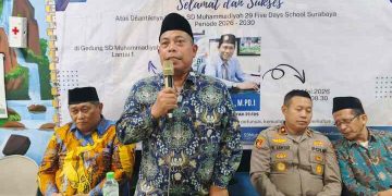 Resmi Dilantik, Ketua PDM Surabaya M. Ridlwan Titipkan Masa Depan SD Mudalan kepada Irwan