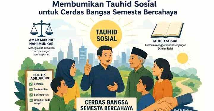 Politik Adiluhung: Membumikan Tauhid Sosial untuk Cerdas Bangsa Semesta Bercahaya