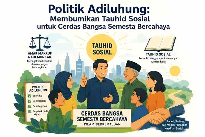 Politik Adiluhung: Membumikan Tauhid Sosial untuk Cerdas Bangsa Semesta Bercahaya
