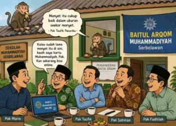 Humor: Monyet, Kader, dan Kartu Muhammadiyah Online