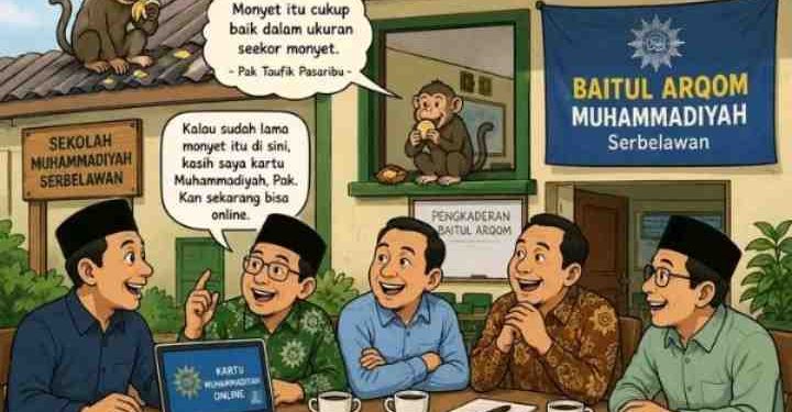 Humor: Monyet, Kader, dan Kartu Muhammadiyah Online