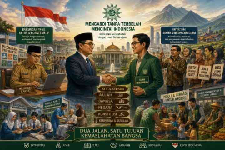 Mengabdi Tanpa Terbelah: Jalan Muhammadiyah Mencintai Indonesia