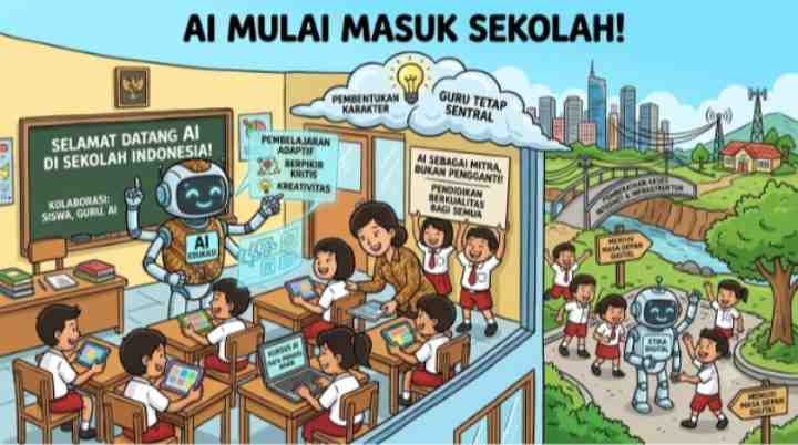 AI Mulai Masuk Sekolah, Jadi Topik Hangat di Dunia Pendidikan Indonesia