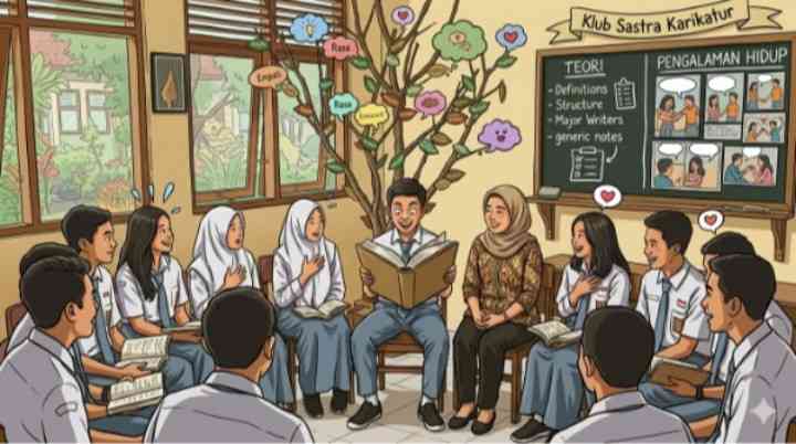 Mengajarkan Sastra dengan Hidup, Bukan Sekadar dengan Teori