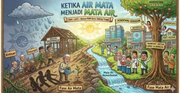Ketika Air Mata menjadi Mata Air: Amal Usaha untuk Menopang Gerakan