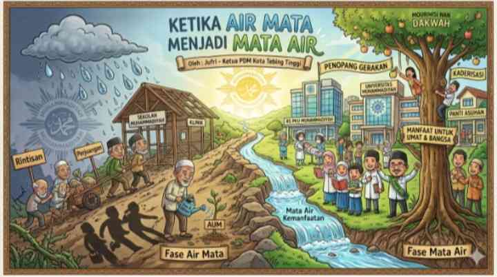 Ketika Air Mata menjadi Mata Air: Amal Usaha untuk Menopang Gerakan