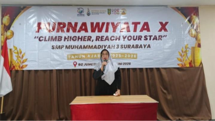 Lulus 100 Persen, Kepala SMP Muhammadiyah 3 Surabaya Imbau Alumni Lanjutkan ke SMA/SMK Muhammadiyah