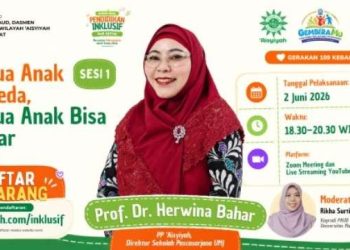 Herwina Bahar pada Webinar Milad ‘Aisyiyah ke-109 Ajak Pendidik Merayakan Keberagaman untuk Semua Anak