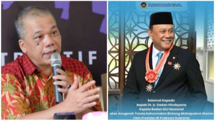NCBI Desak Presiden Prabowo Cabut Tanda Kehormatan Mantan Kepala BGN Dadan Hindayana