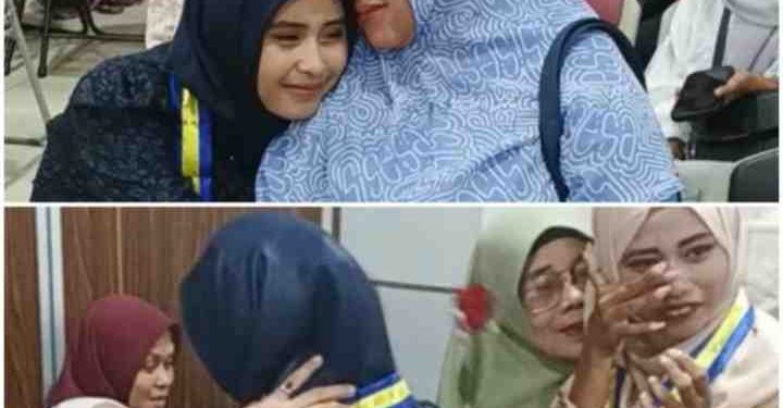 Purnasiswa Ke-IV MTs Muhammadiyah 19 Surabaya Diwarnai Tangis Haru, Lulusan Saling Peluk dan Bersimpuh di Pangkuan Orang Tua
