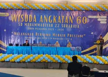 Luluskan 78 Siswa, Tokoh Muhammadiyah Surabaya Tekankan Sinergi dan Penguatan Moral di Wisuda SDM 22