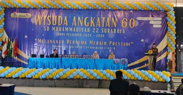 Luluskan 78 Siswa, Tokoh Muhammadiyah Surabaya Tekankan Sinergi dan Penguatan Moral di Wisuda SDM 22