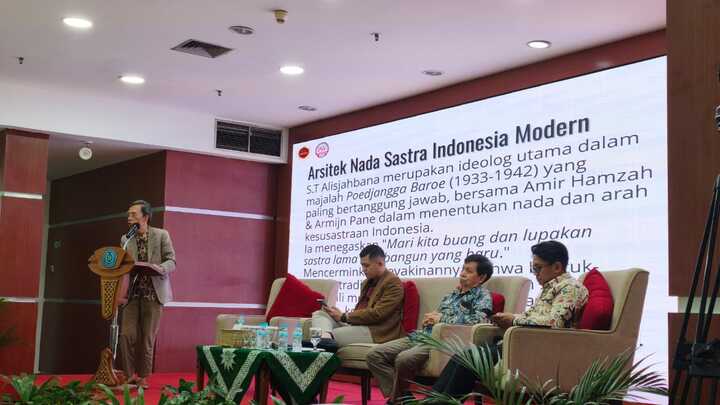 Seminar Nasional Sutan Takdir Alisjahbana Teguhkan Peran Bahasa Indonesia sebagai Fondasi Kemajuan Bangsa
